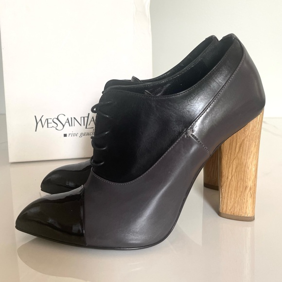 AUTHENTIC YSL OXFORD HEELS - Picture 1 of 12